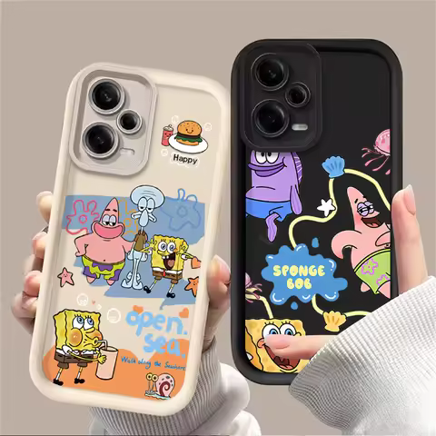 SpongeBob Patrick Star Soft Case for Xiaomi Redmi A5 A4 A3 A3X A2 A1 Plus 13X Redmi K80 Ultra K70 K7