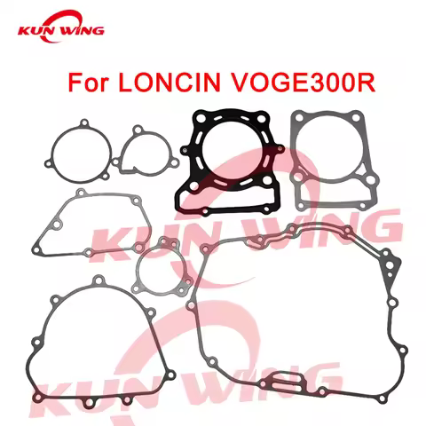 Complete Full Engine Gaskets Kit for LONCIN 300R YF300 LX300 LX300-6A Retro 300AC VOGE300R VOGE300GY