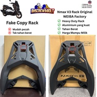 Yamaha Nmax V3 Rack/ Nmax V2 Heavy Duty Rack 2025/Original WEIBA Factory Aluminium Alloy Rack READY 