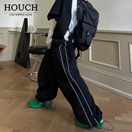 HOUCH COD Cargo Pants Straight Cut Men Fashion korean work pants Tactical Long Casual Kargo Pant Man