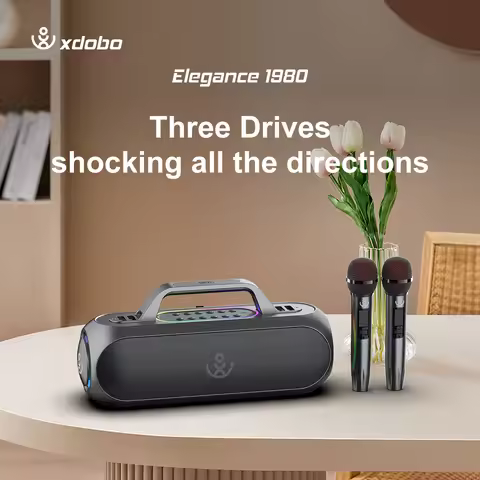 Original XDOBO Elegance 1980 Speaker 150W BT Subwoofer Support TWS Wireless Karaoke Stereo Outdoor K