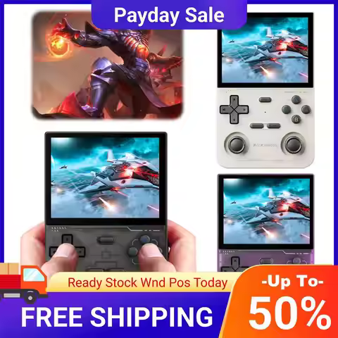 K36 Handheld Game Player Dual Joystick 3.5 Inch IPS Screen Video Gaming Console 3500 MAh Battery for