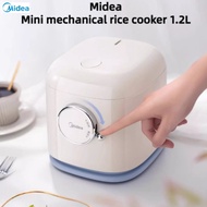 Midea mini Mechanical Rice Cooker 1.2L Small Capacity Household One-Person Rice Cooker Small Dormitory Rice Cooker 1-2 People Rice Cooker