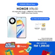 HONOR X9b 5G Smartphone Up to 20(12+8GB)+512GB |All-angleUltraTough|5800mAh 3 Days Battery|108MP Ultra Clear Camera