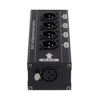 M13K-XLR 1X4 Balanced Audio Splitter 1 In 4 Out XLR Audio Splitter XLR Audio Signal Splitter Box