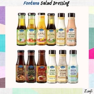 [Fontana] Salad Dressing 250–270g｜Italian / Steak / Yogurt / BBQ / Caesar & More｜Premium Korean Gour