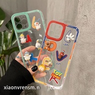 Suitable for IPhone 11 12 Pro Max X XR XS Max SE 7 Plus 8 Plus IPhone 13 Pro Max IPhone 14 15 Pro Max Phone Case Lovely Duck Cat Tiger Accessories Interesting Design Colourful