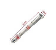 SATUAN Bor Tangan Isi 10 Mata 0.8 - 3mm HSS Twist Drill Manual Kayu Art Lubang Accessories Crafting 