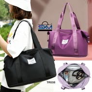 SKM Oxford Cloth Large Capacity Sports/Travel Expandable Shoulder Beg Penyimpanan TR038