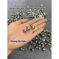 6LY TBT SCREWS 304 CNC Stainless Steel Solid.