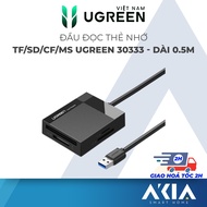 UGREEN 30333 TF/SD/CF/MS memory card reader 0.5m long - Genuine,