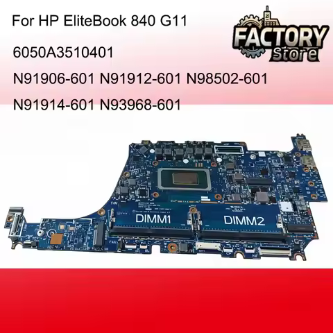 N98502-601 Laptop motherboard For HP EliteBook 840 G11 With CPU U5-125/135 U7-155/165 FRU :6050A3510