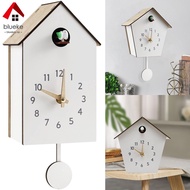 Cuckoo Clock Plastic Cuckoo Wall Clock with Bird Tweeting Sound Hanging Bird Clock Battery Operated Cuckoo Clock for Home Living Room SHOPCYC6259