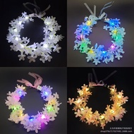 Luminous Garland Hawaii Headband View Area Night Market Place Promotion Square Best-Selling Headband