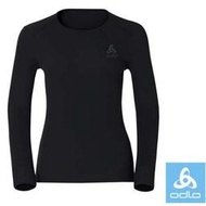 RV城市【瑞士 ODLO】送》女 款保暖控溫銀離子圓領長袖衛生衣 warm 排汗抓絨運動內衣 蓄熱內搭衣_152021