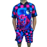 Quebrada Favela Men's Set Kit Blue Pink Insane Clown QB46