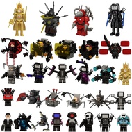 Skibidi Toilet Action Figure Titan Drillman Clock Man Doomsday Taitan TV Man Building Block Collecti