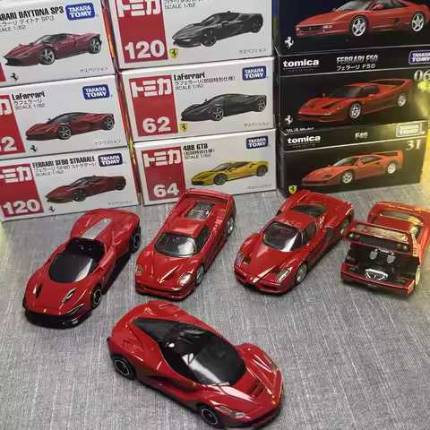 Takara Tomy Tomica TP Series Alloy Car Model Premium Car Mini FERRARI Diecast Alloy Collection Displ