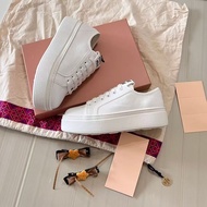 Thick Sole Casual Lace-Up Shoes - Elevated Comfort