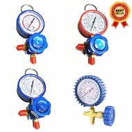 Single Gas Meter Manifoid Gauge Low Pressure Gauge R22 R410A R32 R134A R12 Aircond Ekon Gas Testing 进Gas表 单表 气表