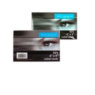 Azone Besform White Ruled Index Cards / Cue Cards | 50 sheets | 230gsm (2 sizes)