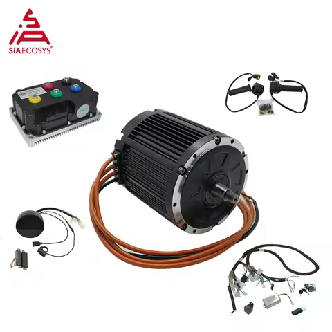 QS Motors 5000W QS155 36H Electric Hairpin Motor Mid Drive Motor Kit With Fardriver ND72490B TFT Dis