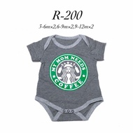 Summer Bee Rompers Baby Grey R200