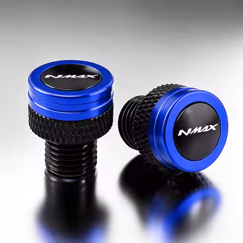 Motorcycle M10*1.25 Aluminum Screws Bolts Mirror Hole Plugs Cap For YAMAHA Nmax N-max 125 155 2017- 