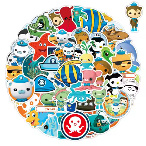 10/30/50PCS The Octonauts Stickers Cartoon Animation Sticker Funny Adventure Decals DIY Scrapbook Lu