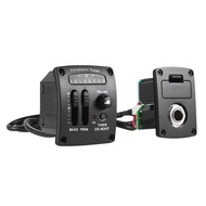 UK-400T Ukulele Ukelele Piezo Pickup Preamp 2-Band EQ Equalizer Tuner System