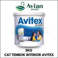 Cat Tembok Interior Avitex Interior 5Kg Hal 1