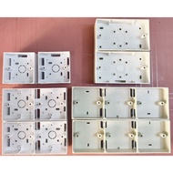 PVC NUT BOX SURFACE BOX 3X3, 3X6, 3X7, & 3X10