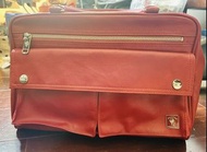 (二手）porter  九成新 紅色 皮革 手提包 行李包