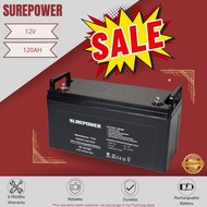 SUREPOWER Maintenance Free Sealed Lead Acid Battery (12V 120AH) UPS & EPS System, Telecommunication