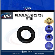 Y125Z OIL SEAL VITON SD 25 42 6 / SD 32 52 6R UNICO