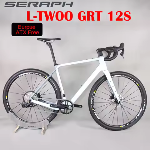 New GR048 gravel bike Carbon Gravel Bike,Full bike , Carbon bicycle , L-TWOO GRT Groupset Aluminum W