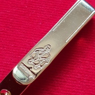 Thai Amulet Clip Gold Color Plated Stainless Steel - LP Koon designPen Type Amulet Pin Pocket泰国佛牌镀金色白钢扣,笔型别针