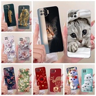 For Oppo A73 A93 4G Case Cute Cat Luxury Painted Cover Soft Slim Phone Case For Oppo A93 A 73 93 Opp