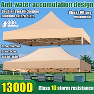 1300D Thickened 6x6 8x8 6x10 10x10 10x15 10x20Ft kain kanopi 10x10 tebal kanvas khemah 10x10 canopy 