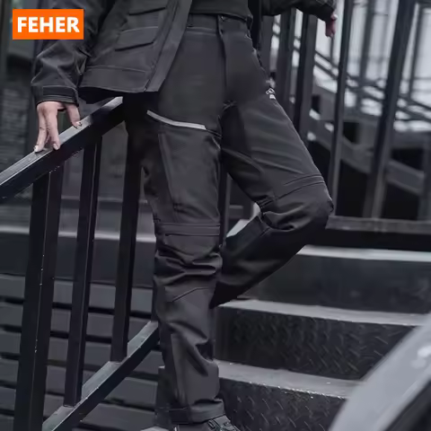 FEHER Removable Liner Motorcycle Pants Woman All Season Waterproof Breathable Motorbike Trousers JK-
