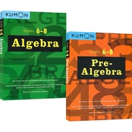 Kumon Grades 6-8 Pre-Algebra/Algebra Middle School Math Workbooks