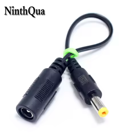 1/3/5pcs 5.5 x 2.1mm Female jack To 4.8*1.7mm Male Plug with 10cm Wire DC Power Splitter Adapter