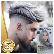 MIRANDA Hair Color Cat Rambut Pewarna Rambut Ash Grey Blonde MC16 30ML