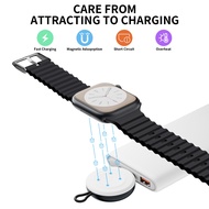 USB C Portable Magnetic Charger for iWatch, Compatible with iWatch Series 9 8 7 SE 6 5 4 3 2 Ultra U