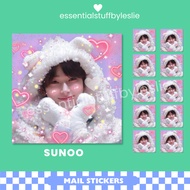 10pcs Fanmade EN Glossy Mail Stickers