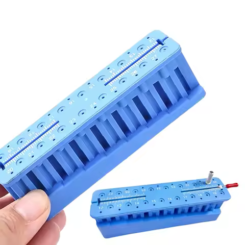 Dental Endo Measuring Autoclavable Endodontic Block Files Holder Instrument Ruler Dentistry Tools En