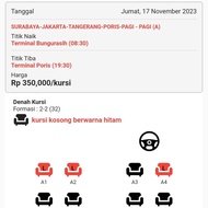 TIKET BUS SURABAYA JAKARTA TANGERANG