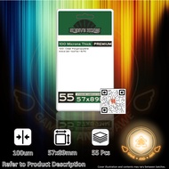 [GNA] 55 Pcs 57x89mm 100um Card Sleeves by Sleeve Kings 9903 | 57 x 89 mm  89mm 100 Micron SleeveKin