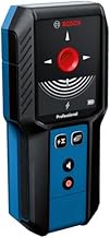 BOSCH GMS120-27 Wall Scanner and Stud Finder, Detects Wood, Metal, and Live Wires Behind Your Wall -
