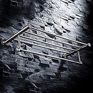 Towel Rack Towel Shelf Brushed Toilet Toilet Bathroom Bath Towel Towel Rack Perforated Rack Wall Han